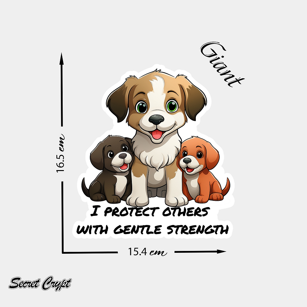 Thumbnail: Gentle Guardian Puppy Affirmation Stickers #6
