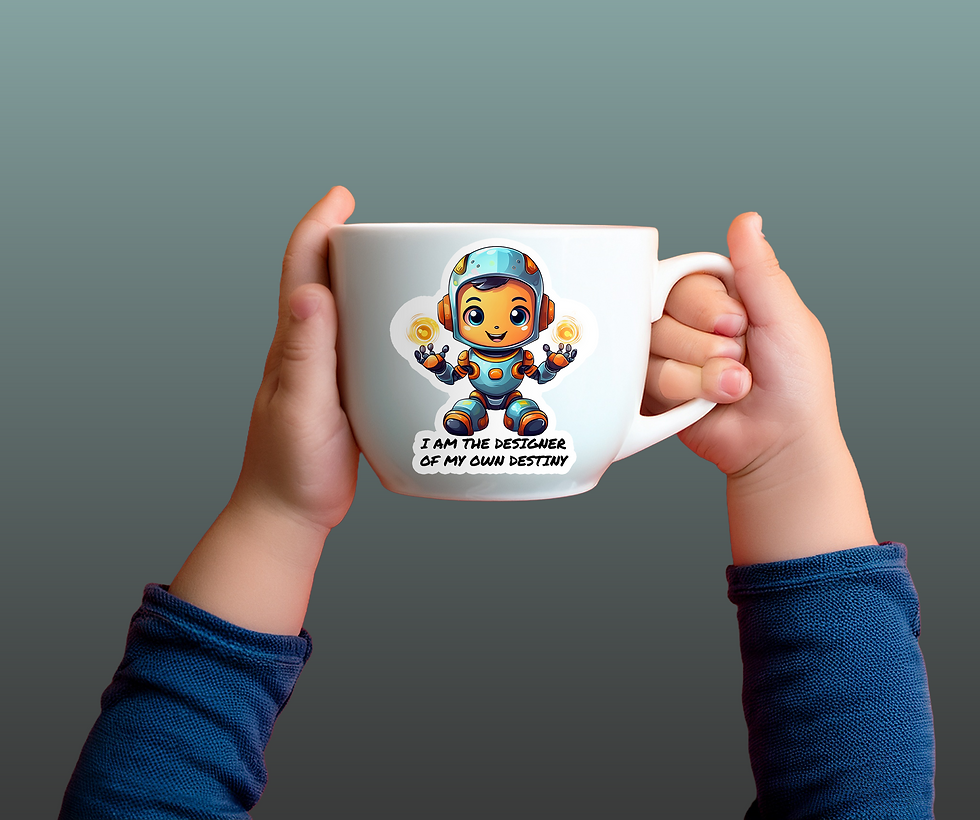 Thumbnail: Destiny Designer Robot Affirmation Stickers #10