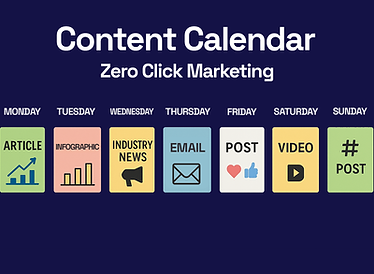 Zero Click Content Calendar