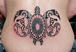 Polynesian Tattoo with Celtic center