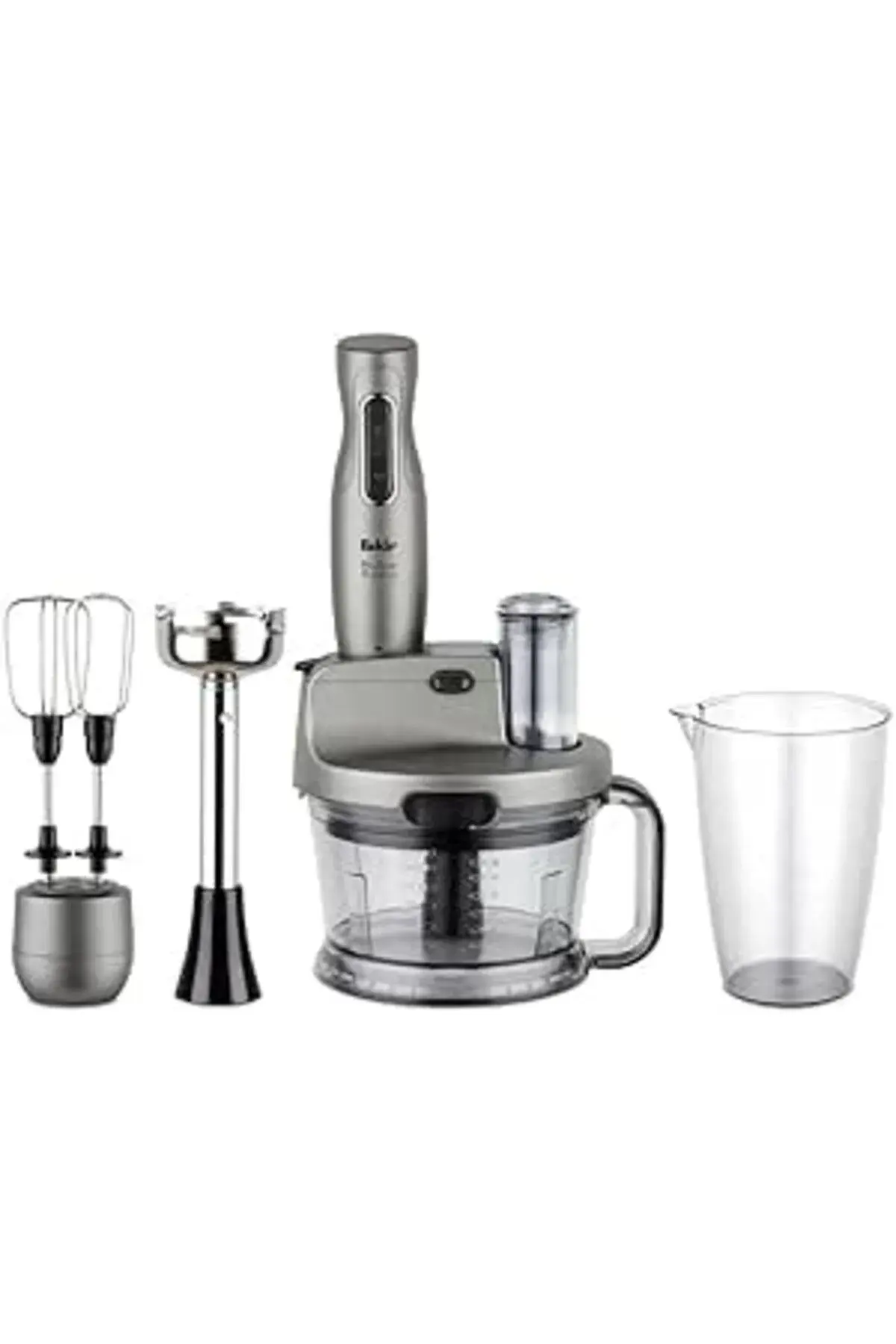 Fakir Mr.chef Quadro Silver Stone 1000 W Blender Seti - Gri