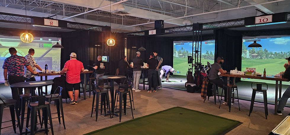 🏌️♂️ NUCA 3rd Annual Indoor Golf Simulator Tournament Recap ⛳Proof that construction pros can swing something other than a hammer