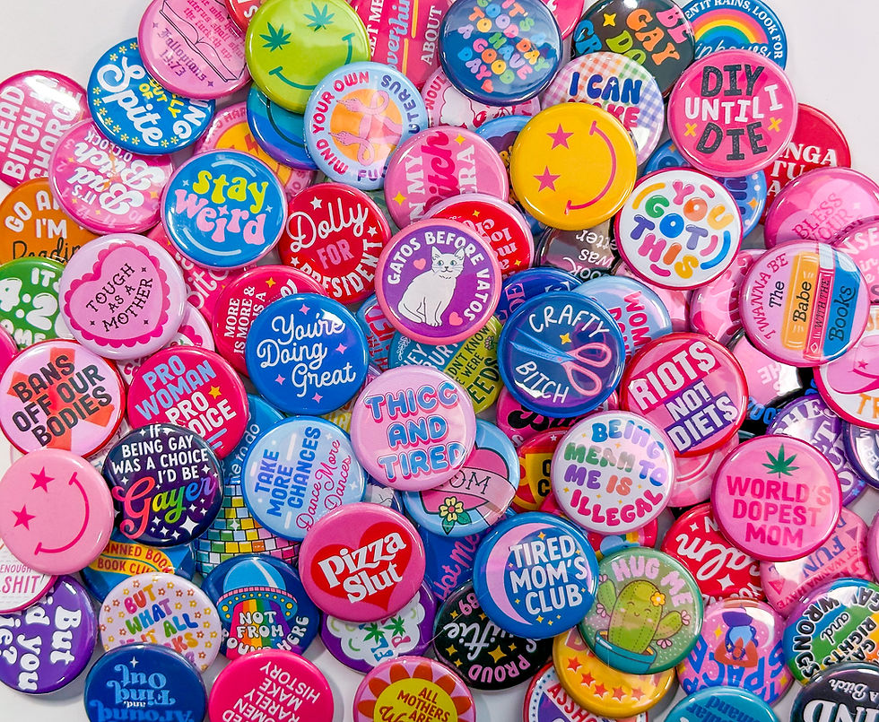 Thumbnail: Roe Roe Roe Your Vote (Pinback Button or Magnet)