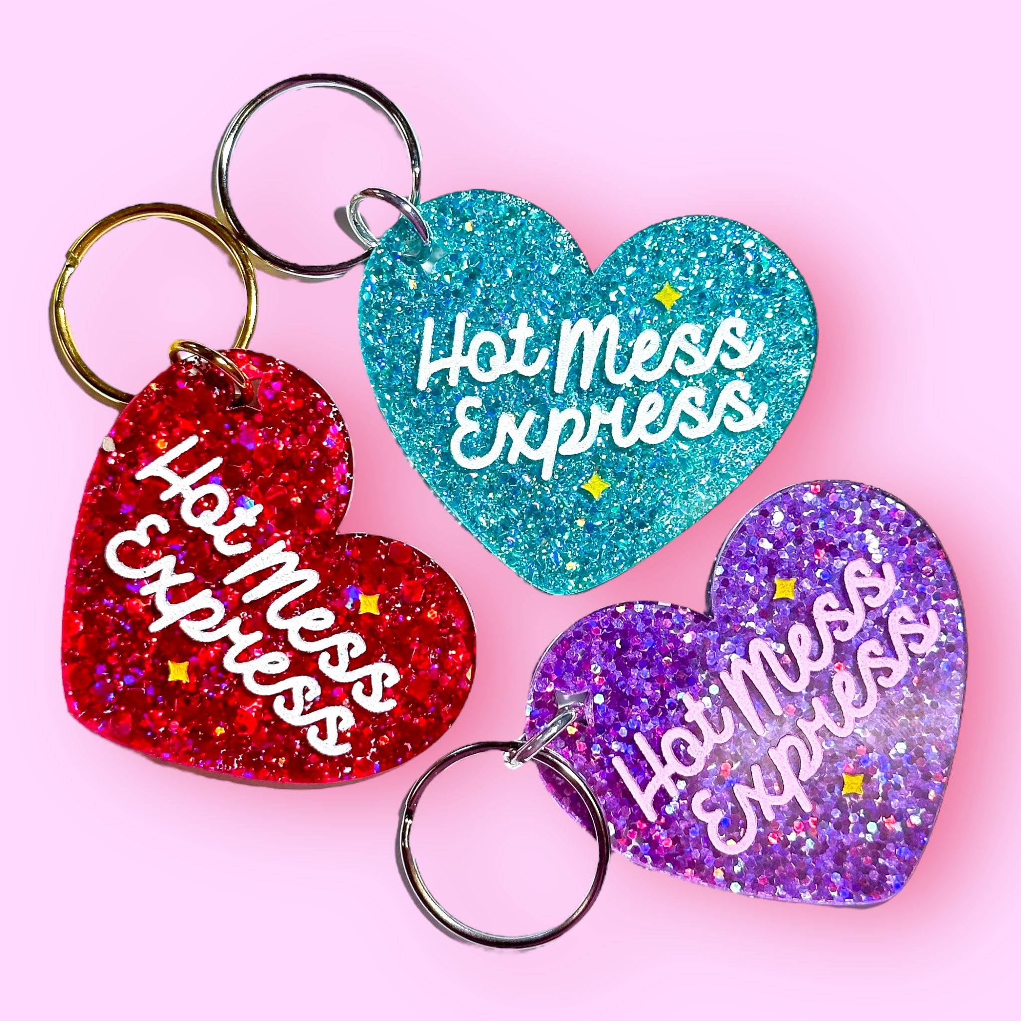Hot Mess Express Acrylic Keychain