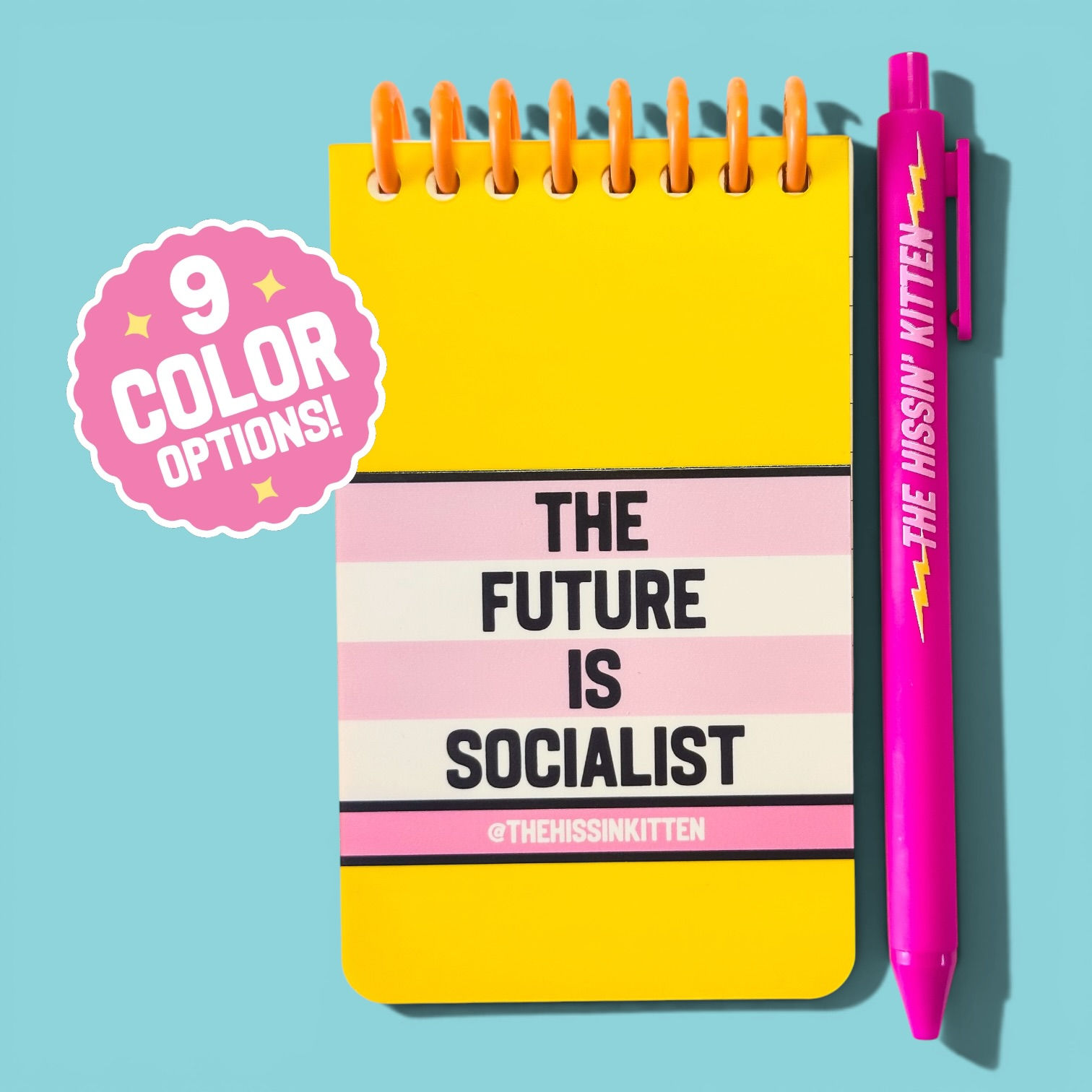 THE FUTURE IS SOCIALIST - Letter Board Notebook and Pen Set