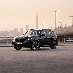 Rent Brand new black BMW X5 in Dubai