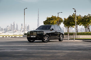 Rent Rolls Royce Cullinan black badge in Dubai