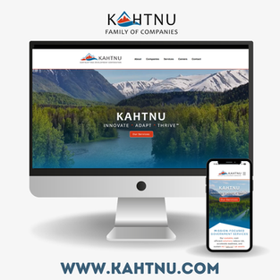 website design project for Kahtnu