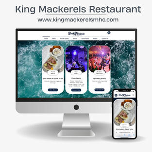 Website Design for King Mackerels in Morehead City, NC.