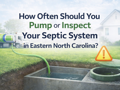 How Often Should You Pump or Inspect Your Septic System in Eastern North Carolina?