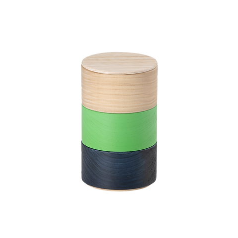 BORDER A green,navy | 有限会社畑漆器店｜Hata Co., Ltd. — 山中漆器