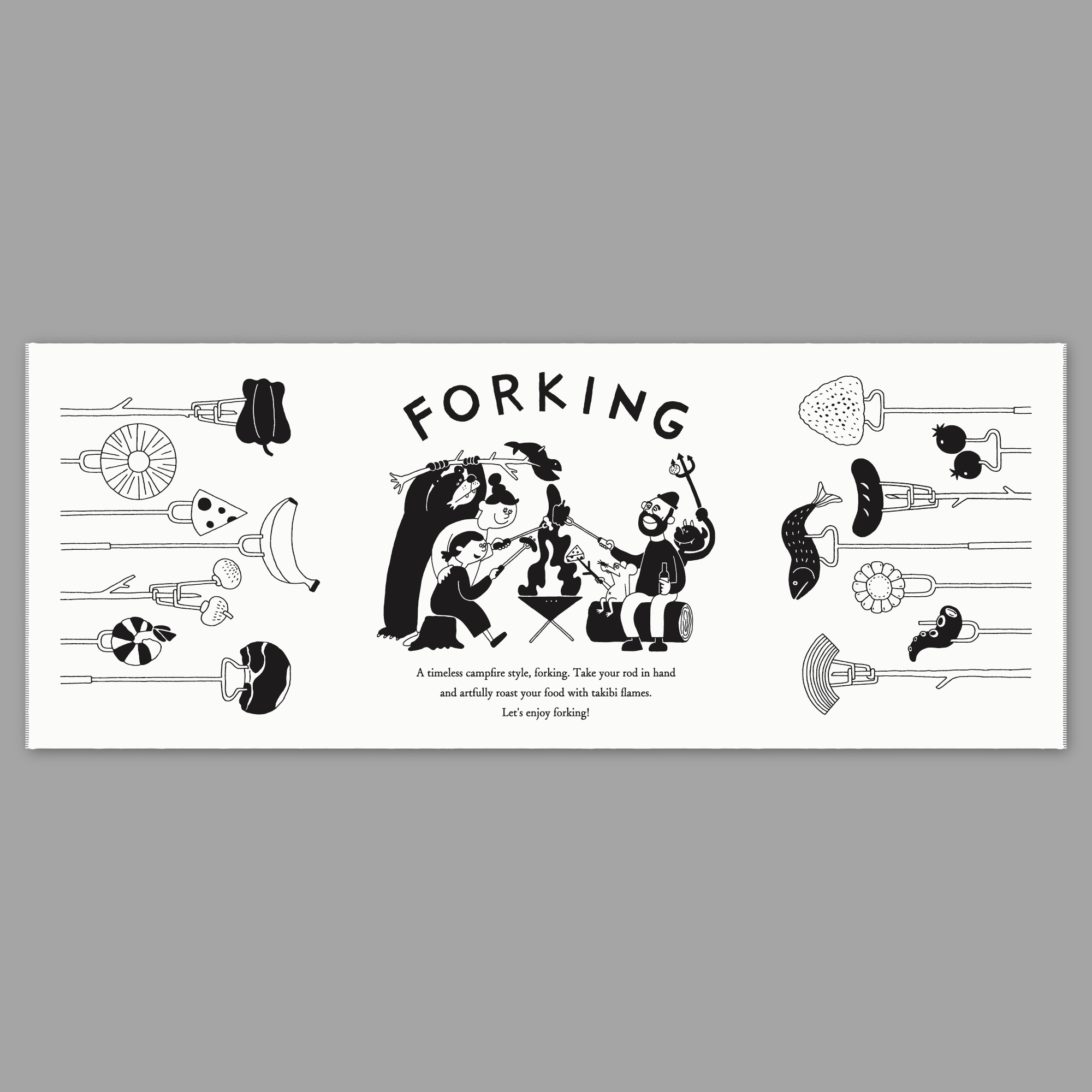 Tenugui “FORKING”