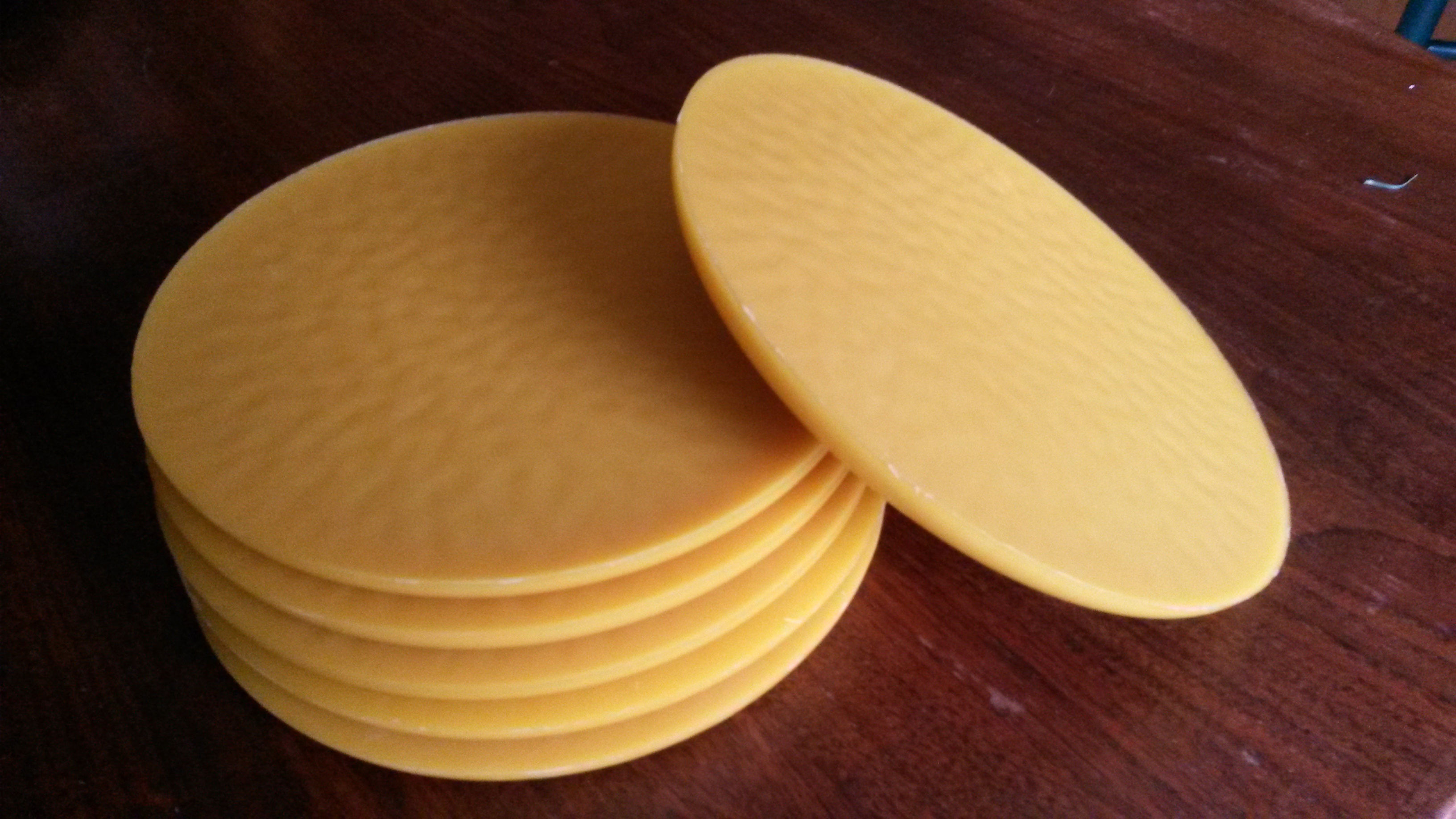 Beewax plates - by the pound