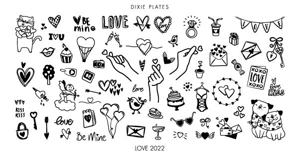 Dixie Plate Love 2022 Mini Plate
