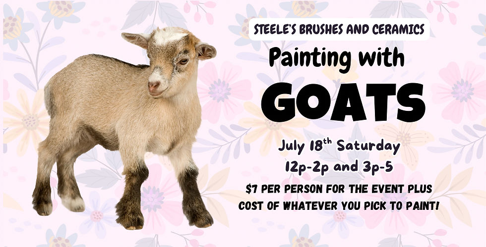 Painting with Goats