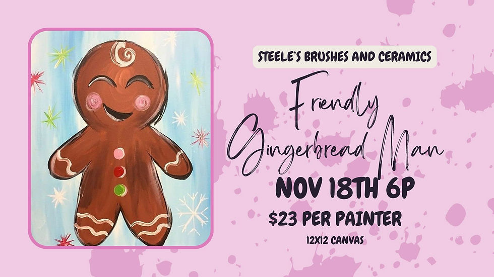 Friendly Gingerbread Man