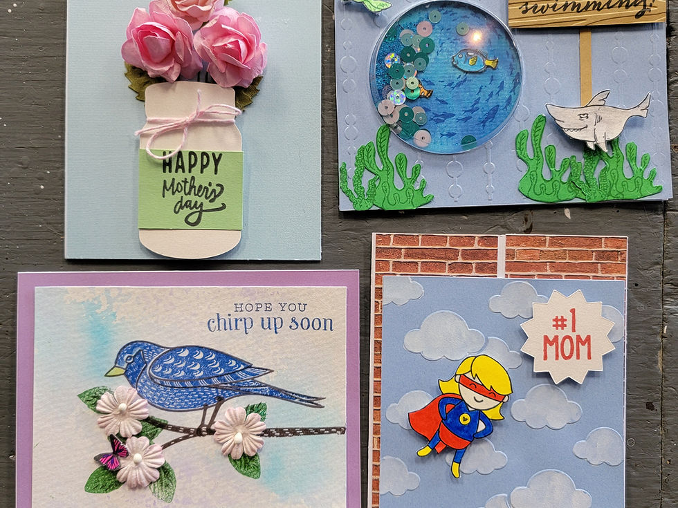 Cardmaking: Mother's Day and Thinking of You
