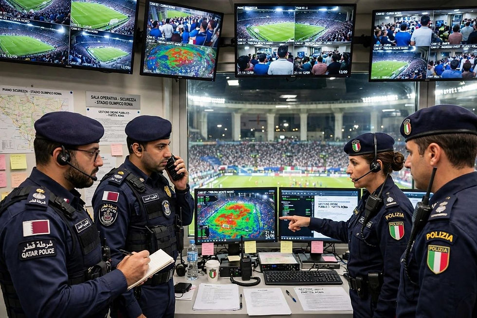 من قلب الملاعب الإيطالية.. قطر تعزز خبراتها في تأمين الفعاليات الرياضية