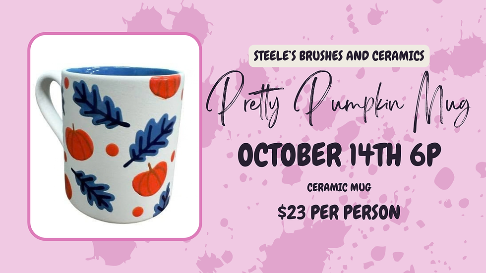 Pretty Pumpkin Mug