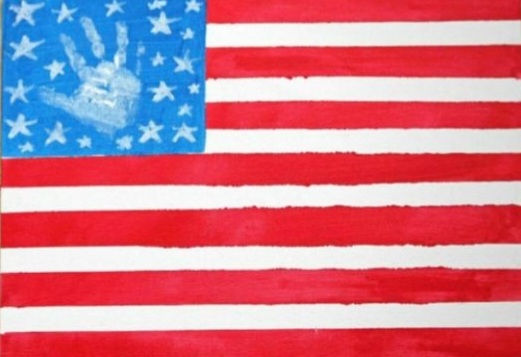 Tuesday Toddler Time: Flag