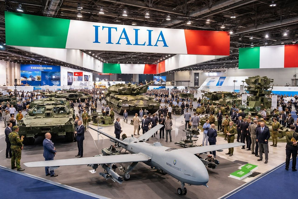 إيطاليا تعرض تقنياتها الدفاعية وتفتح قنوات حوار مع الدول العربية لتعزيز الشراكة والاستثمار المشترك...