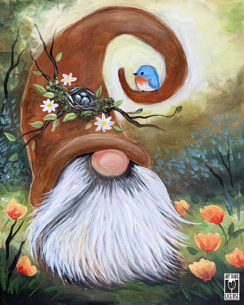 Spring Gnome Canvas 2