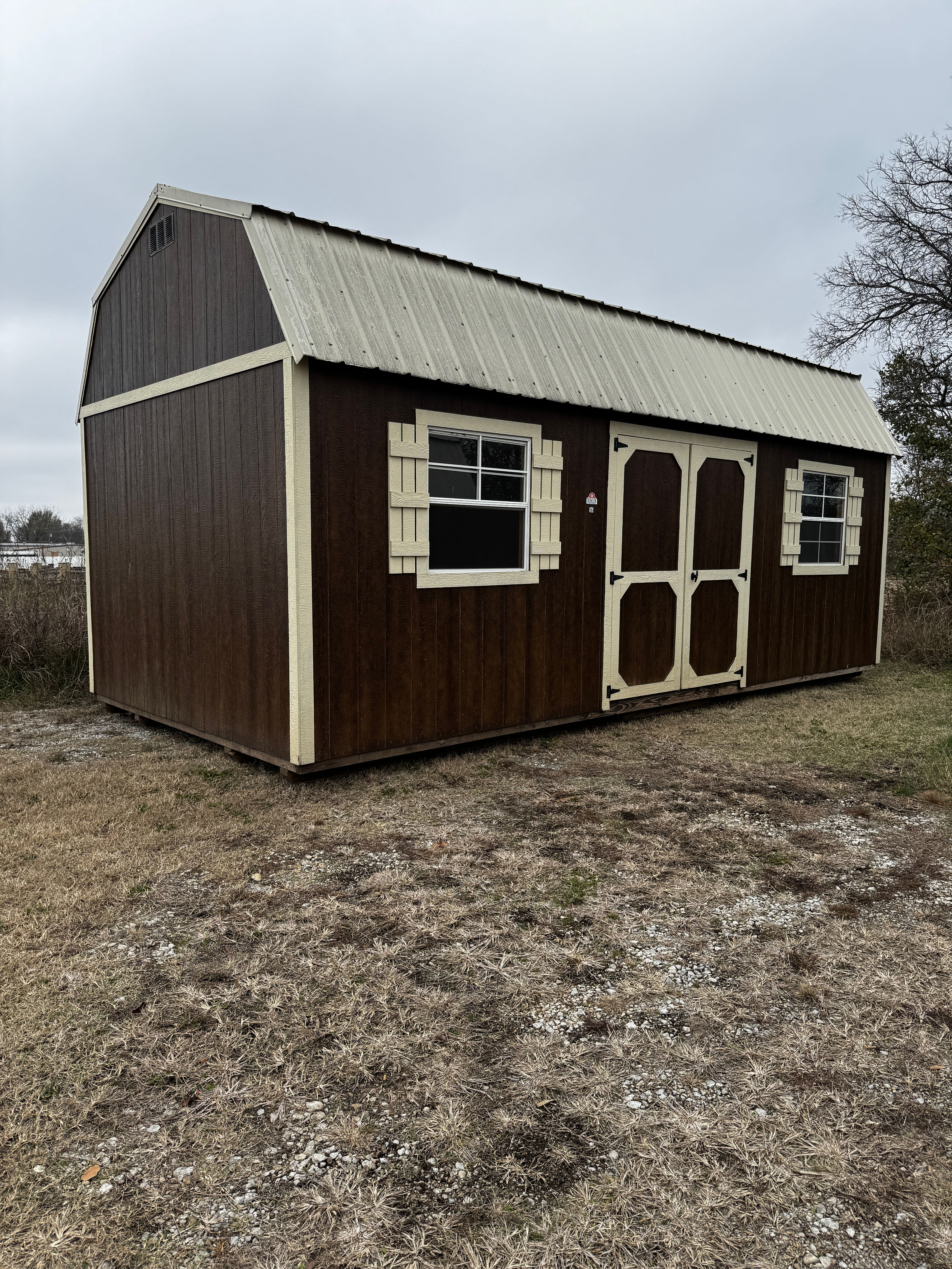Side Lofted Barn 12x24 (Skiatook)