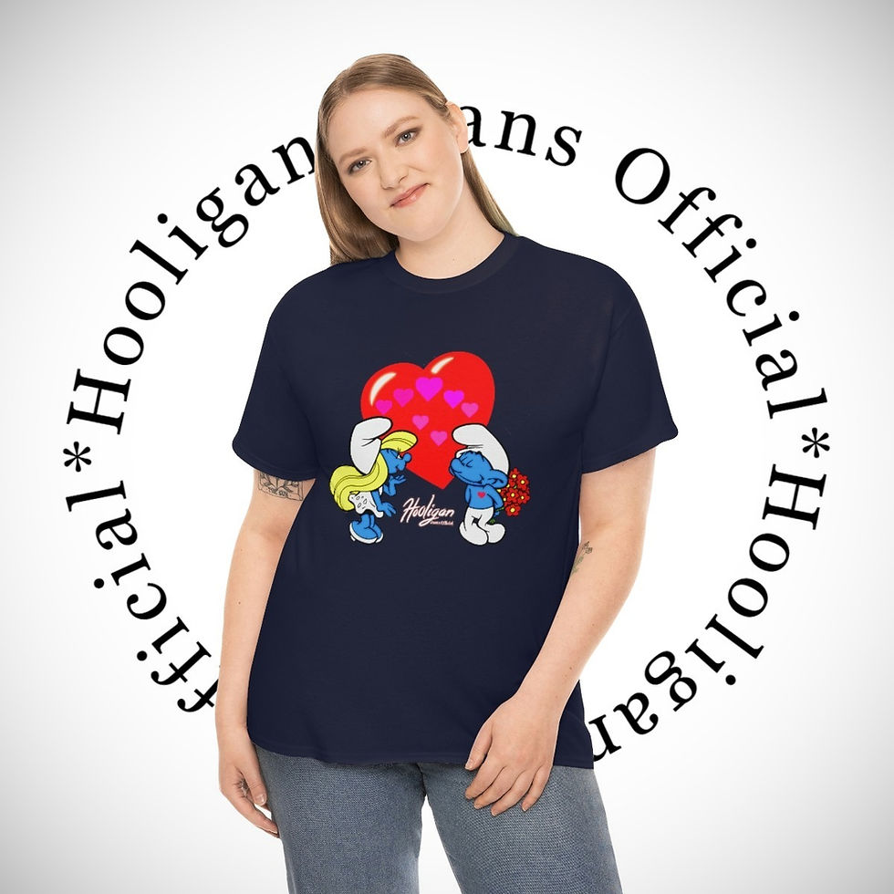 Miniatura: Smurf Love By Hooligan Jeans Official 100% Cotton Tee