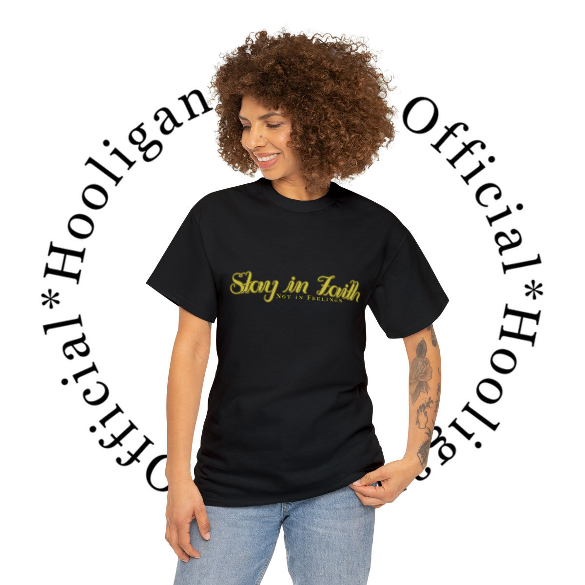 Stay in Faith Unisex Heavy Cotton Tee