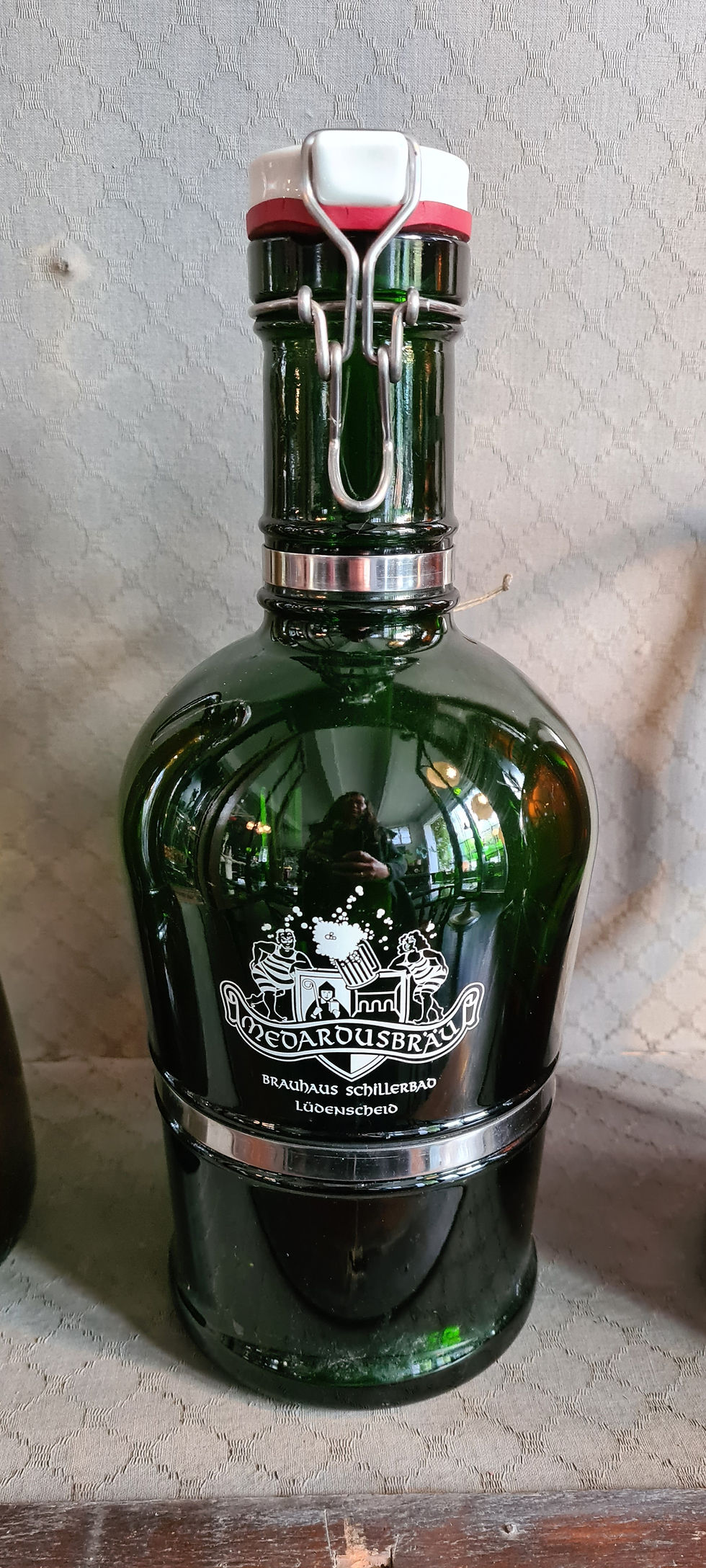 Miniaturbild: alte große Bierflasche Henkel & Bügelverschluss