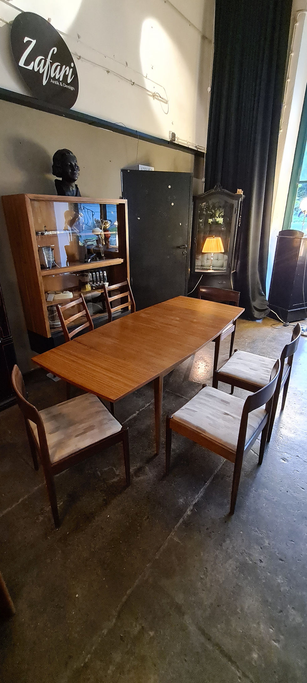 Miniaturbild: Vintage Esstisch Tisch Mid Century 60er Teak Ausziehbar