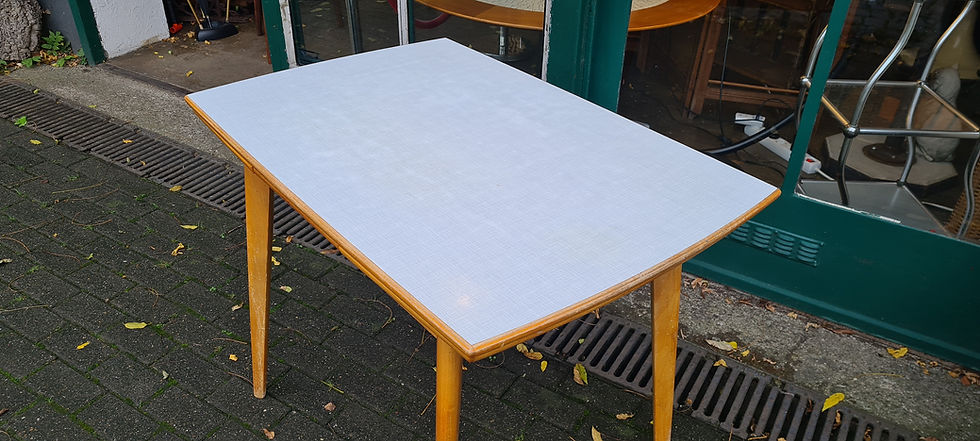 Thumbnail: Vintage Tisch Küchentisch Mid Century 60er Ausziehbar