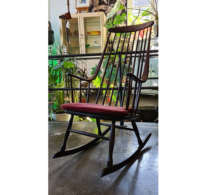 Schaukelstuhl Grandessa Lena Larrson Nesto 60er Schweden