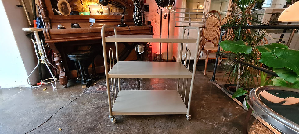 Miniaturbild: Vintage Metall-Rollwagen Unic Design 90er Jahre