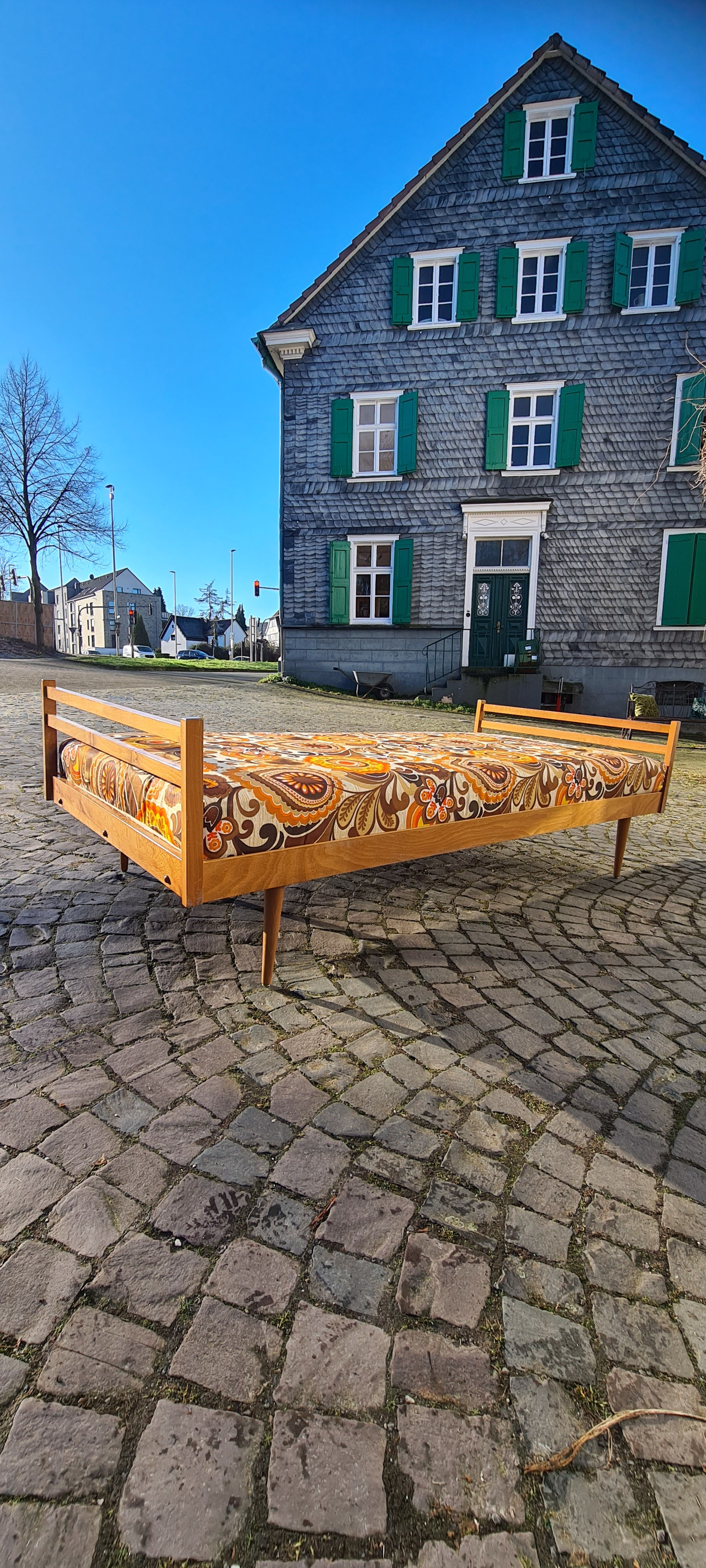 Daybed/ Bett / Original 60er/ 70er Bettsofa