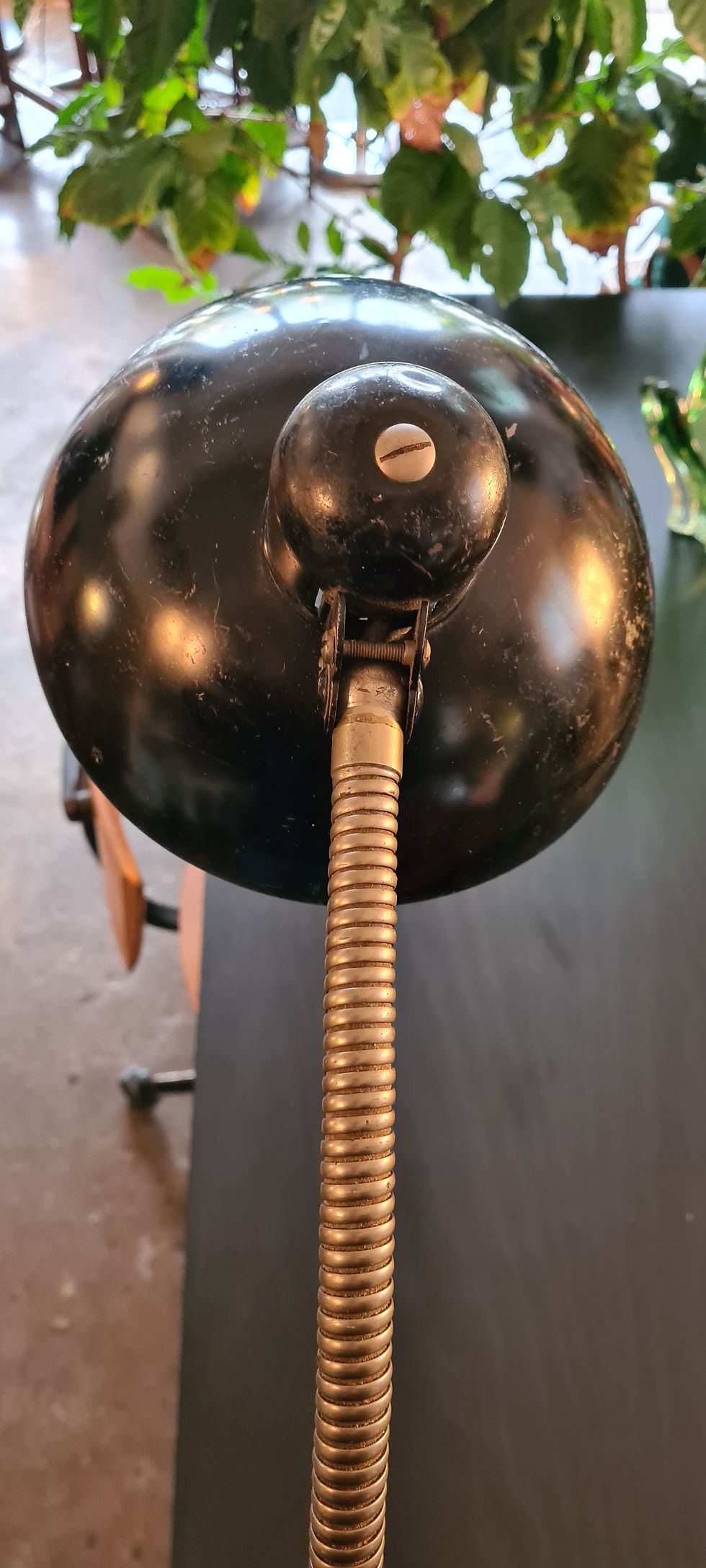 Miniaturbild: 20er Jahre Büro Schreibtisch Lampe Schwanenhals  Dell