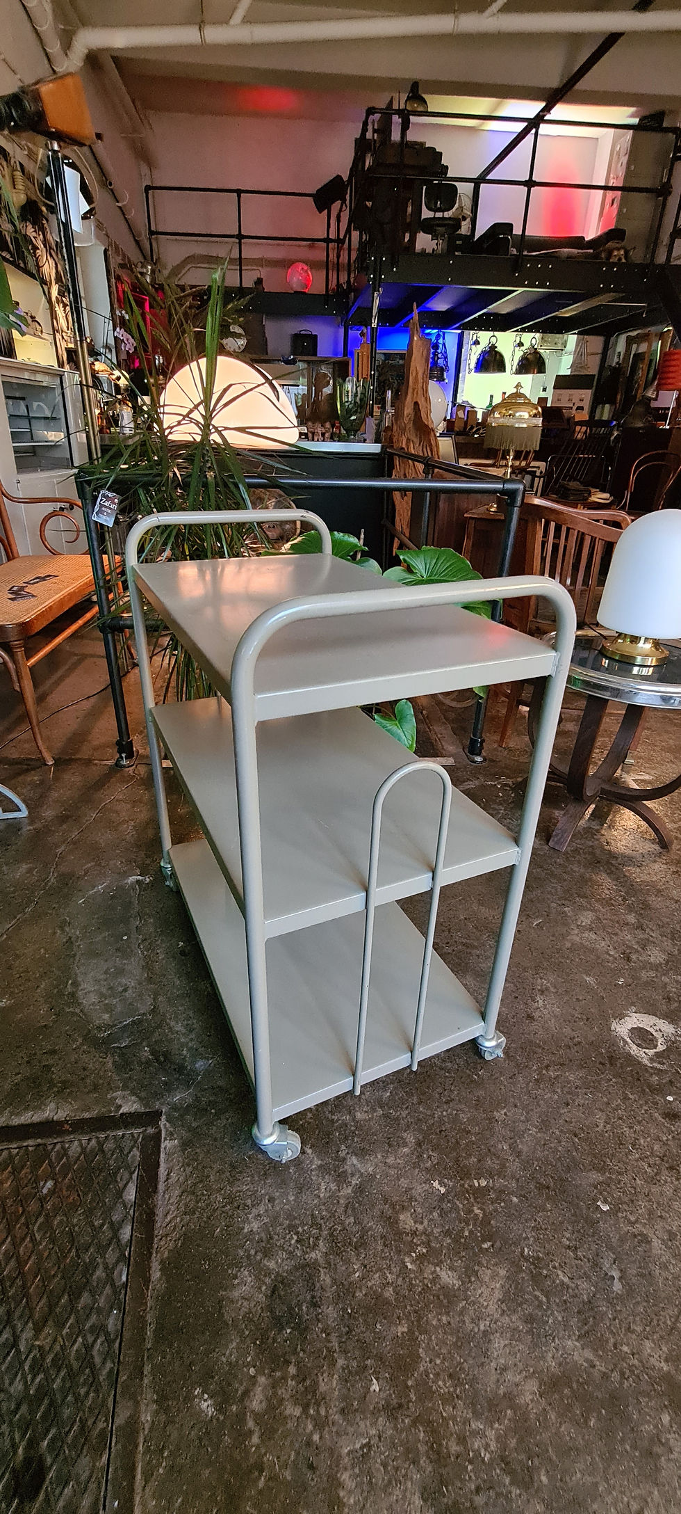 Miniaturbild: Vintage Metall-Rollwagen Unic Design 90er Jahre