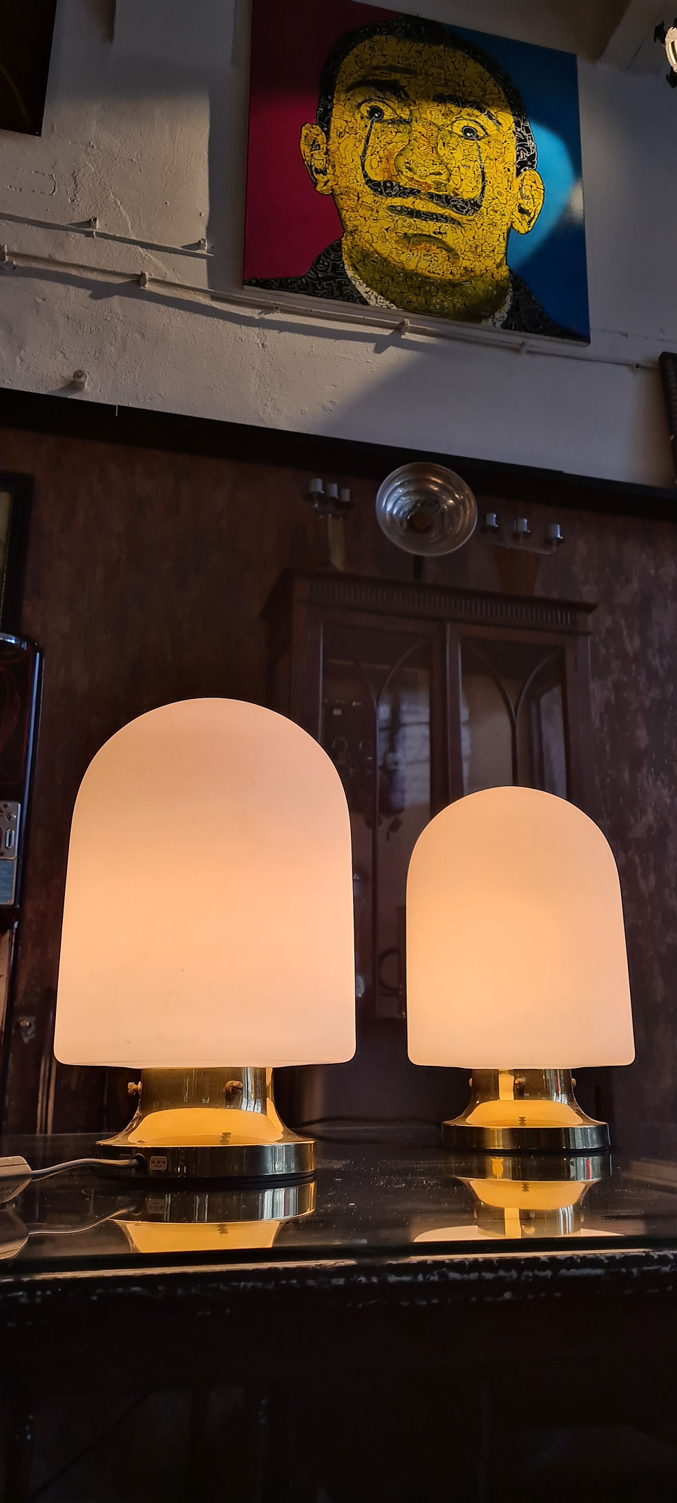 Miniaturbild: 2 Tischlampen 80er Jahre / Ende 70 er / SET