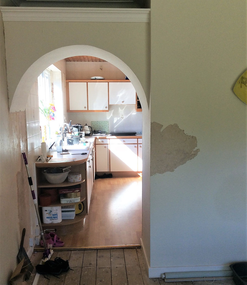 Kitchen before