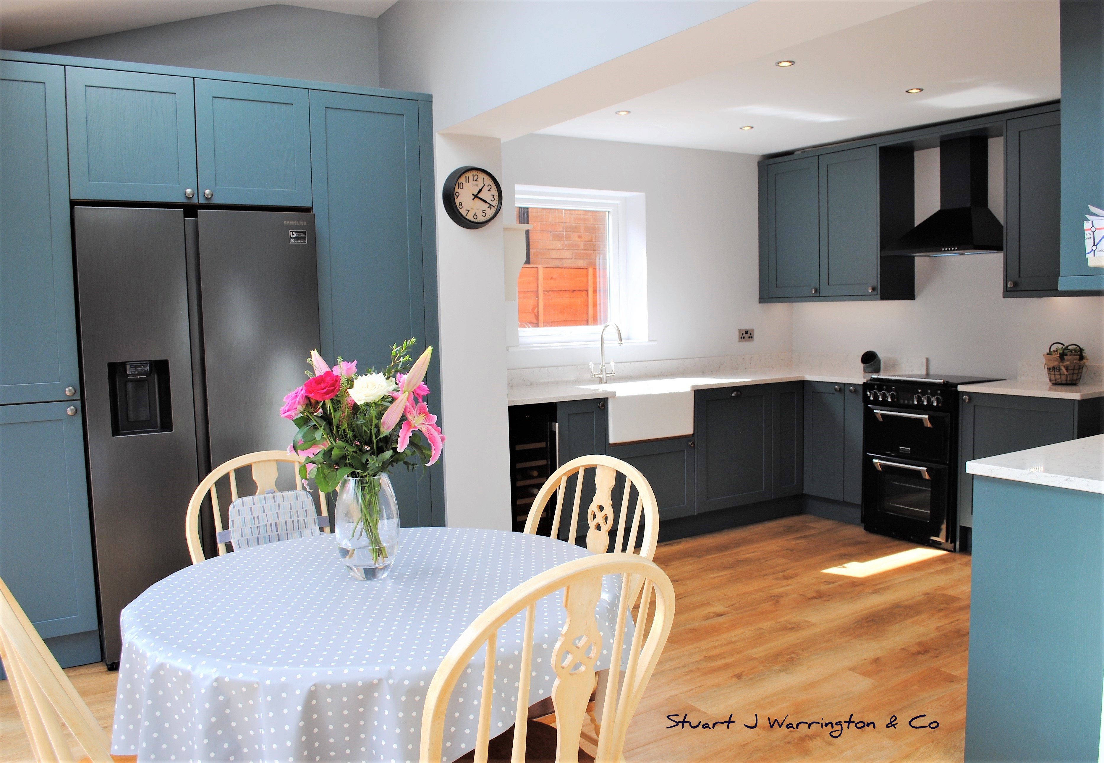 Viridian Green Shaker Kitchen