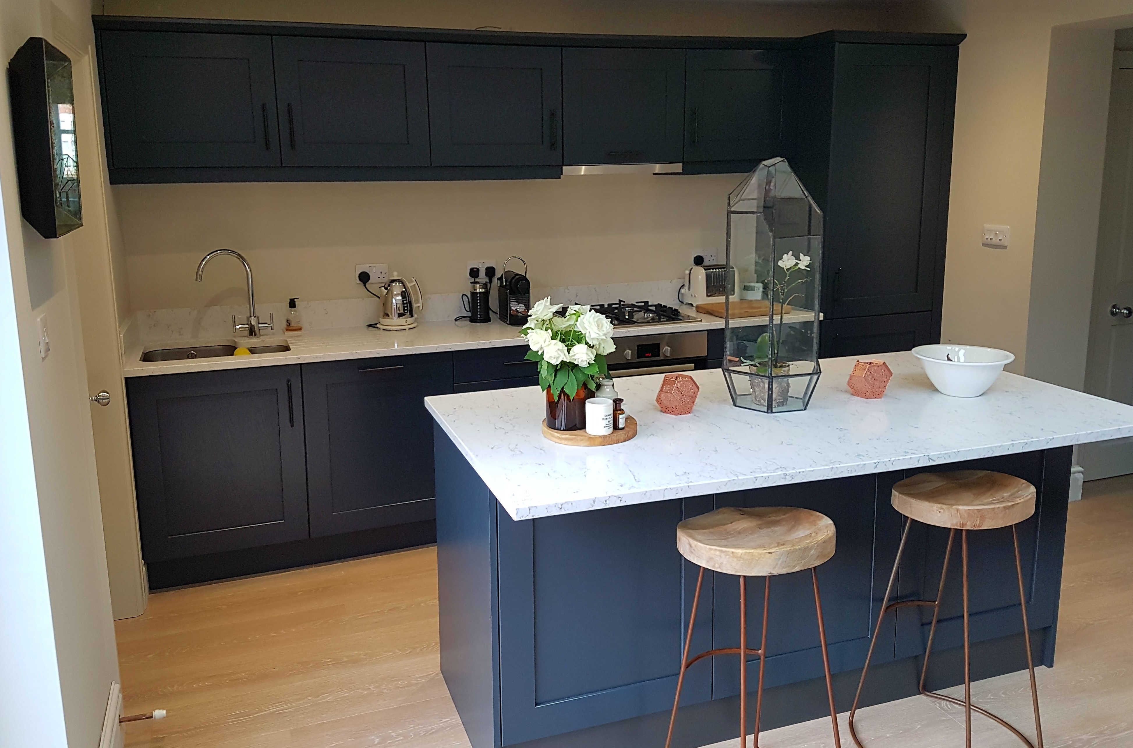 Ashbury shaker painted in carbon
