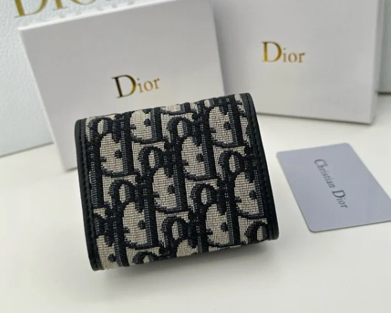Miniatura: Dior Oblique Compact Wallet