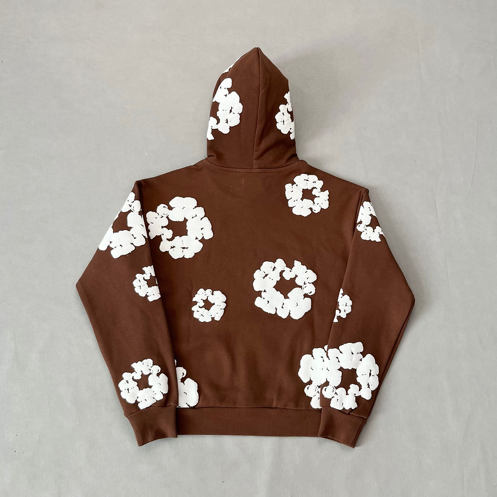 Miniatura: 1:1 Denim Tears Hoodie Castanho