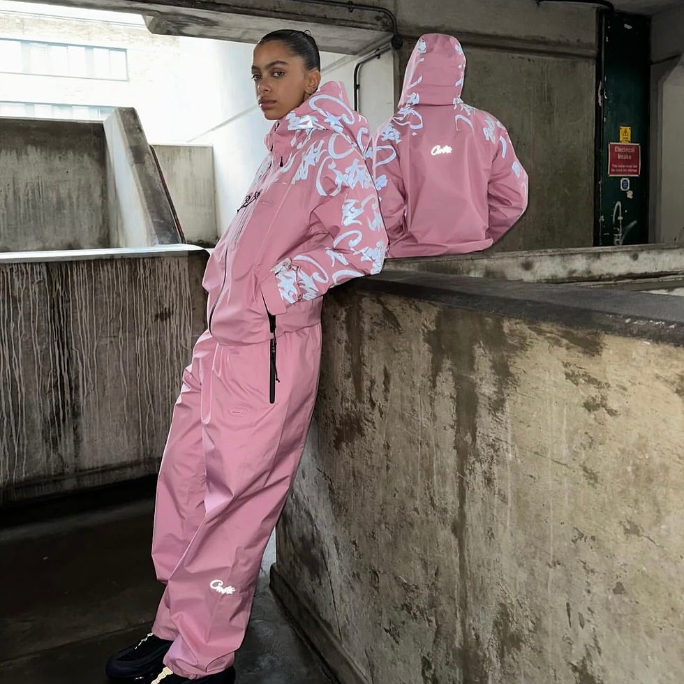 Miniatura: 1:1 Corteiz  Elitework Shell Pants-Rosa