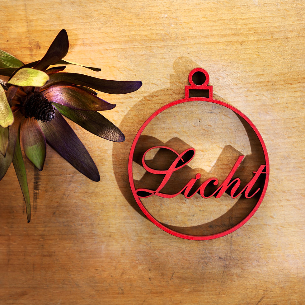 Weihnachtskugel Licht