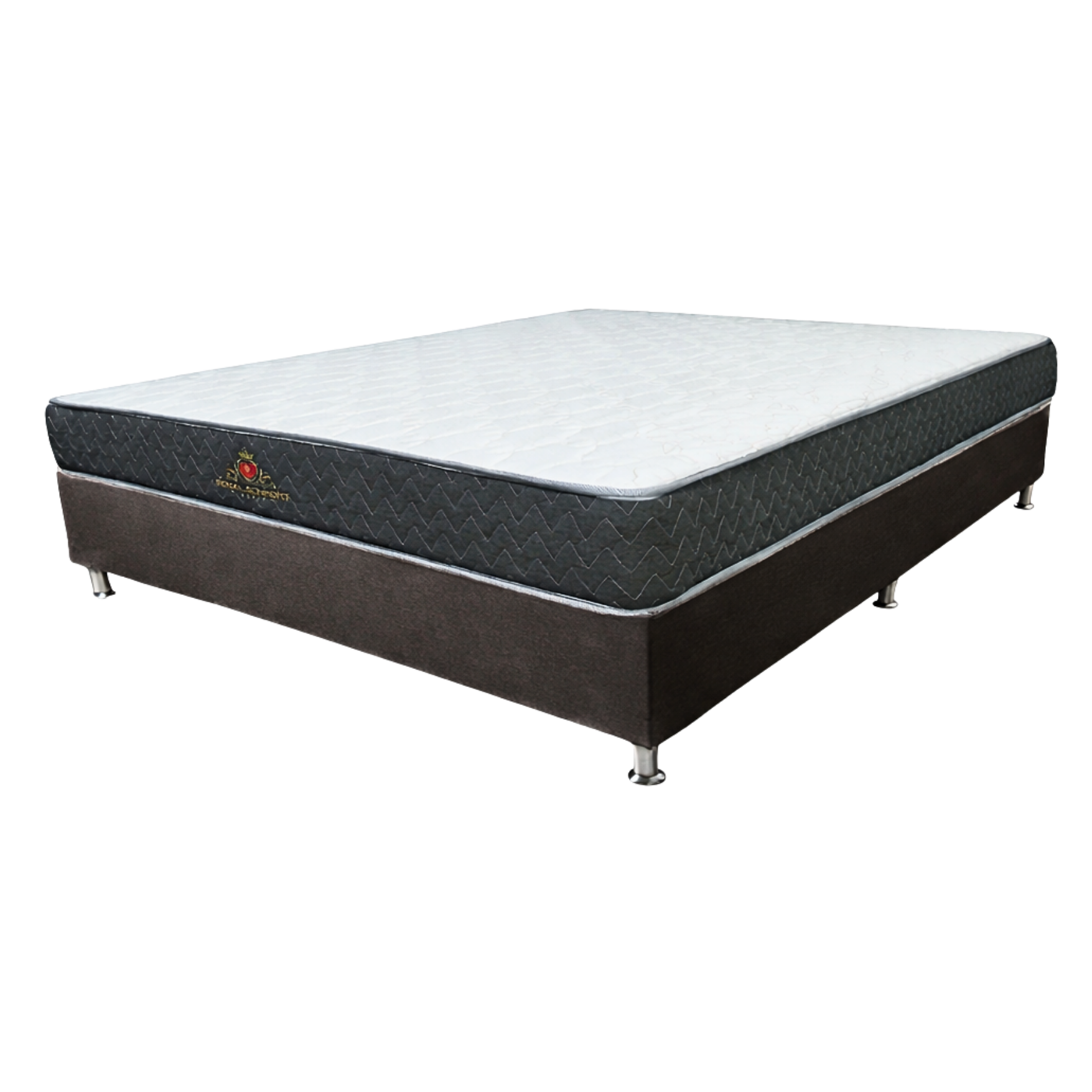 Colchon Royal Confort Basic + Base Cama Jova