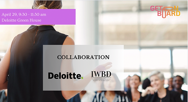 IWBD x Deloitte partnership