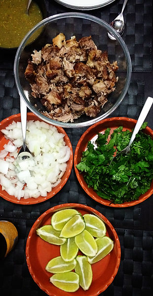 Taco Preparation Table