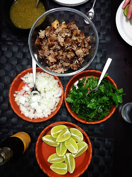 Taco Preparation Table