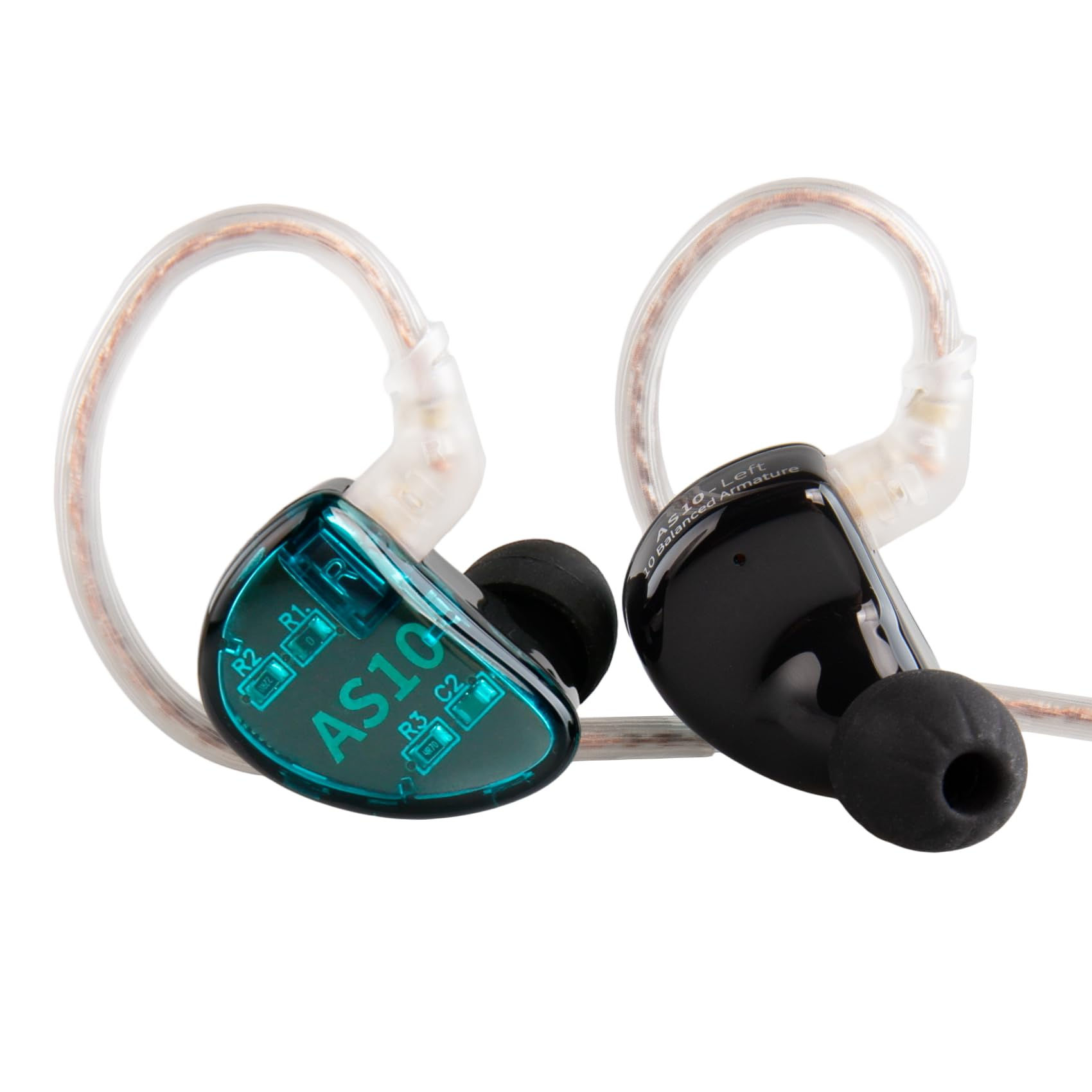 KZ AS10 in Ear Monitor Earbuds Headphone Pure 5 Balanced Armature 5BA KZ Earbuds